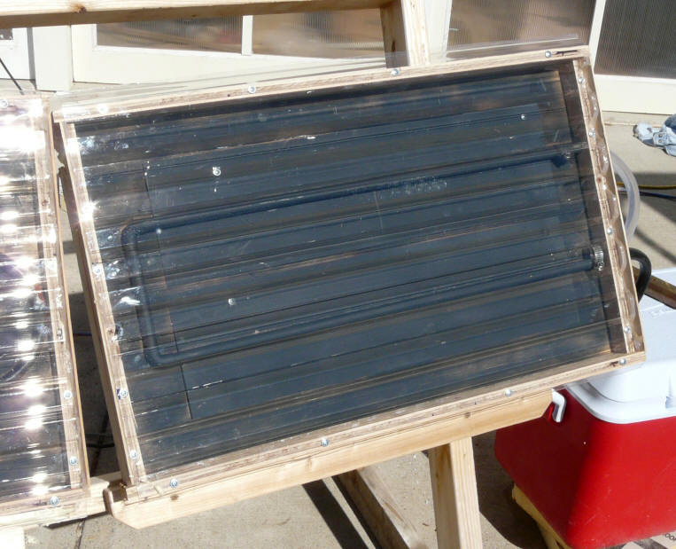 Тестирование самодельных солнечных водонагревателей